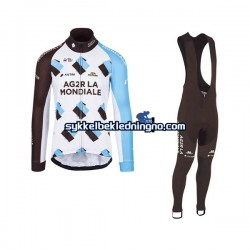 Herre 2017 AG2R La Mondiale sykkeldrakt + bib sykkelbukse N001 Herre 2017 AG2R La Mondiale sykkeldrakt + bib sykkelbukse N001