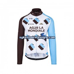 Herre 2017 AG2R La Mondiale sykkeldrakt Langermet N001 Herre 2017 AG2R La Mondiale sykkeldrakt Langermet N001