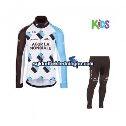 Barn 2017 AG2R La Mondiale sykkeldrakt + sykkelbukse N001 Barn 2017 AG2R La Mondiale sykkeldrakt + sykkelbukse N001