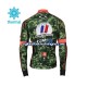 Herre 2017 Armee De Terre Vinter sykkeldrakt + bib cykeltights N001