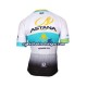 Herre 2017 Astana Pro Team sykkeldrakt + bib sykkelshorts N002