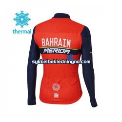 Herre 2017 Bahrain Merida sykkeldrakt vinter N001
