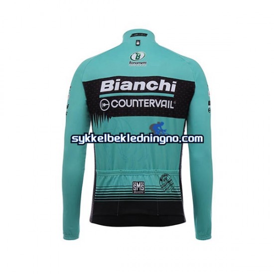 Herre 2017 Bianchi Countervail sykkeldrakt + bib sykkelbukse N001