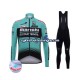 Herre 2017 Bianchi Countervail Vinter sykkeldrakt + bib cykeltights N001