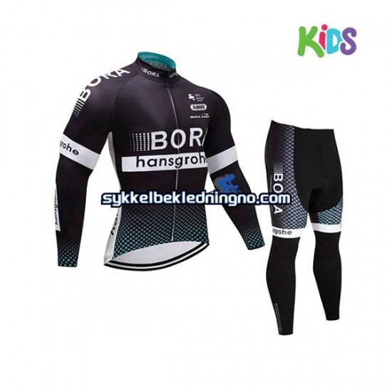 Barn 2017 Bora-Hansgrohe sykkeldrakt + sykkelbukse N001