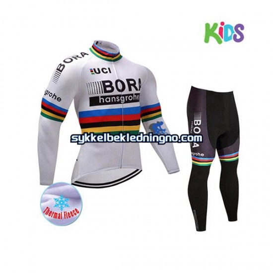 Barn 2017 Bora-Hansgrohe Vinter sykkeldrakt + cykeltights N002