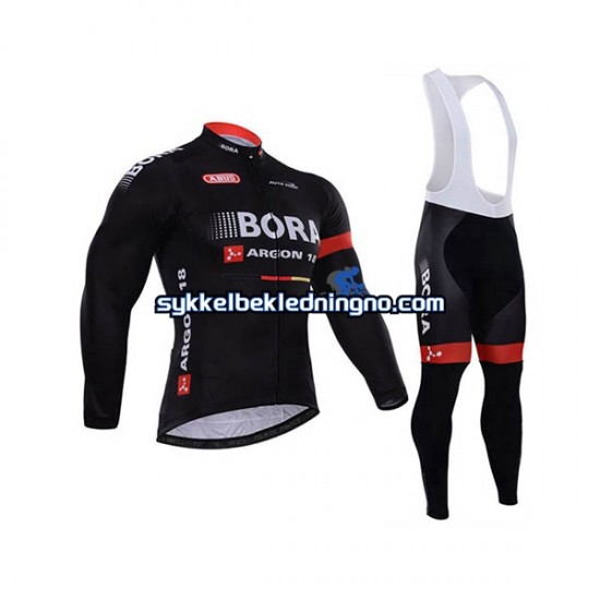 Herre 2017 Bora-Hansgrohe sykkeldrakt + bib sykkelbukse N003