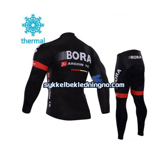 Barn 2017 Bora-Hansgrohe Vinter sykkeldrakt + cykeltights N003