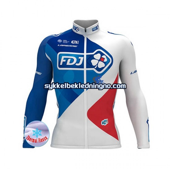 Herre 2017 FDJ sykkeldrakt vinter N001