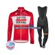 Herre 2017 Lotto Soudal Vinter sykkeldrakt + bib cykeltights N001