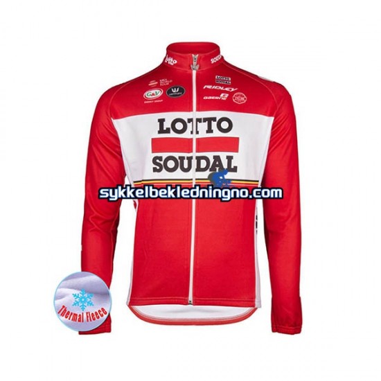 Herre 2017 Lotto Soudal sykkeldrakt vinter N001