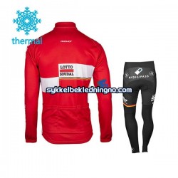 Barn 2017 Lotto Soudal Vinter sykkeldrakt + cykeltights N001