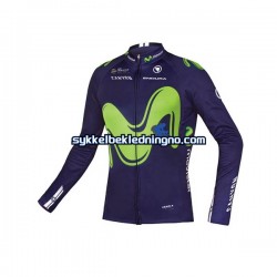 Herre 2017 Movistar Team sykkeldrakt Langermet N001 Herre 2017 Movistar Team sykkeldrakt Langermet N001