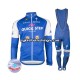 Herre 2017 Quick-Step Floors Vinter sykkeldrakt + bib cykeltights N001