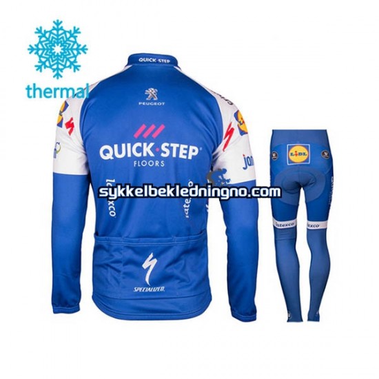 Barn 2017 Quick-Step Floors Vinter sykkeldrakt + cykeltights N001