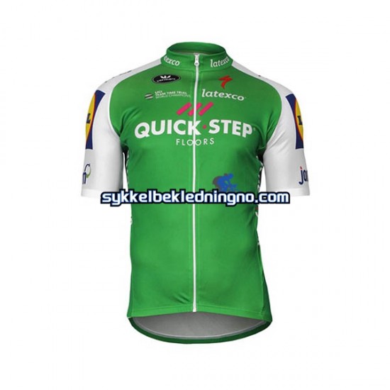 Herre 2017 Quick-Step Floors sykkeldrakt + bib sykkelshorts N002