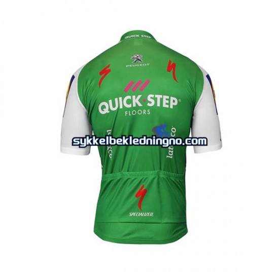 Herre 2017 Quick-Step Floors sykkeldrakt + bib sykkelshorts N002