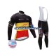 Herre 2017 Quick-Step Floors Vinter sykkeldrakt + bib cykeltights N002