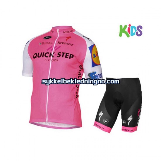 Barn 2017 Quick-Step Floors sykkeldrakt + sykkelshorts N004