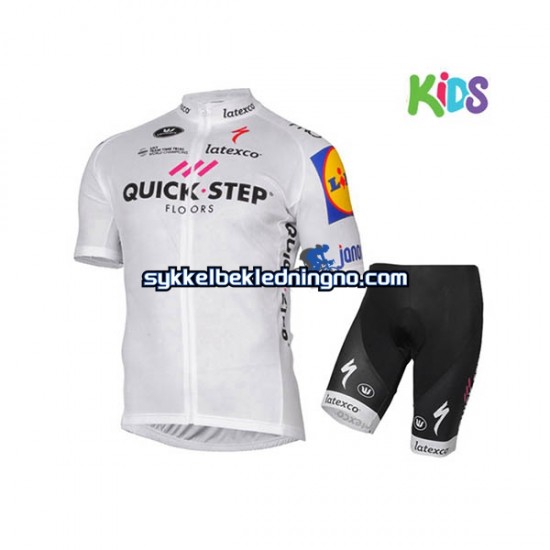 Barn 2017 Quick-Step Floors sykkeldrakt + sykkelshorts N005