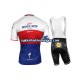 Herre 2017 Quick-Step Floors sykkeldrakt + bib sykkelshorts N007