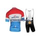 Herre 2017 Quick-Step Floors sykkeldrakt + bib sykkelshorts N008