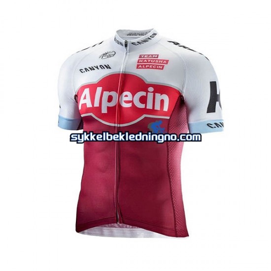 Herre 2017 Team Katusha-Alpecin sykkeldrakt Kortermet N001