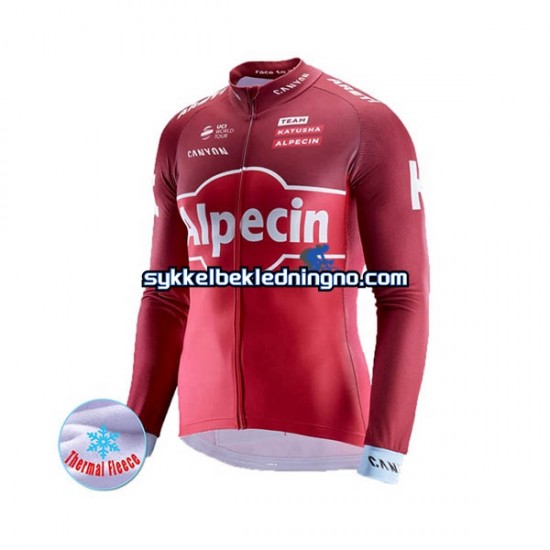 Herre 2017 Team Katusha-Alpecin sykkeldrakt vinter N001