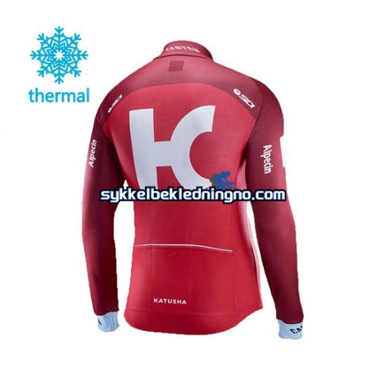 Herre 2017 Team Katusha-Alpecin sykkeldrakt vinter N001