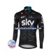 Herre 2017 Team Sky sykkeldrakt vinter N001