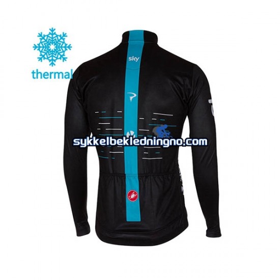 Herre 2017 Team Sky sykkeldrakt vinter N001