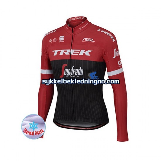 Herre 2017 Trek-Segafredo sykkeldrakt vinter N001