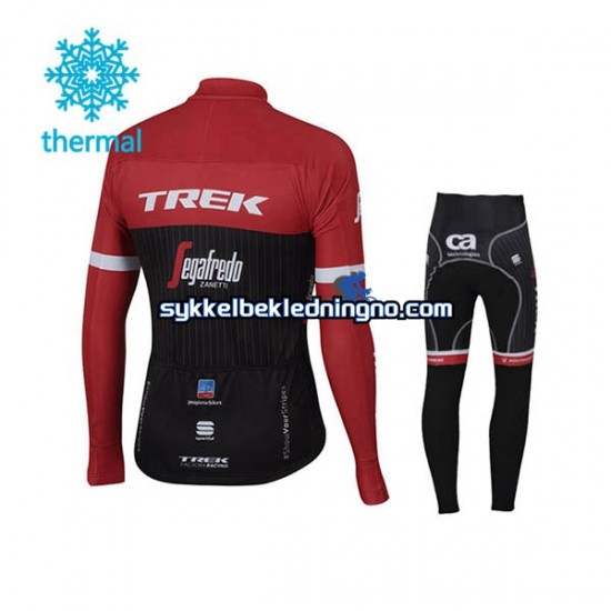 Barn 2017 Trek-Segafredo Vinter sykkeldrakt + cykeltights N001