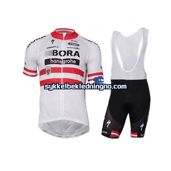 Herre 2017-18 Bora-Hansgrohe sykkeldrakt + bib sykkelshorts N005