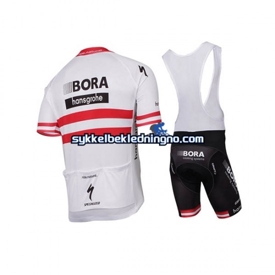 Herre 2017-18 Bora-Hansgrohe sykkeldrakt + bib sykkelshorts N005