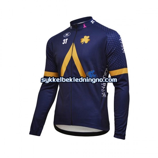 Herre 2018 Aqua Blue Sport sykkeldrakt Langermet N001