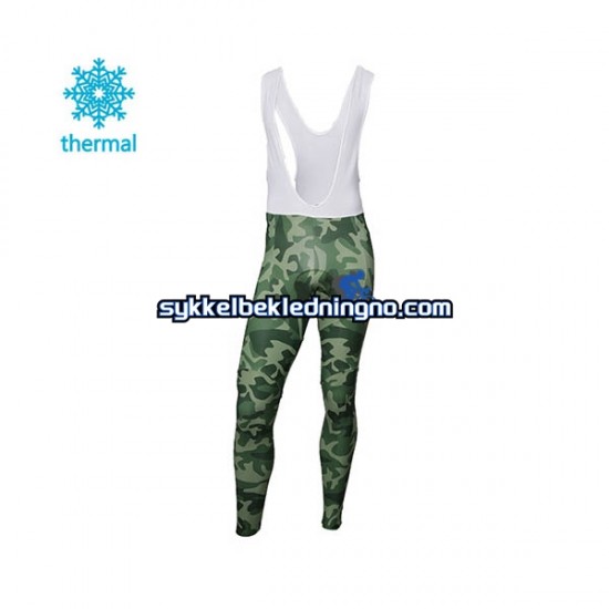 Herre 2018 Armee De Terre vinter bib cykeltights N001