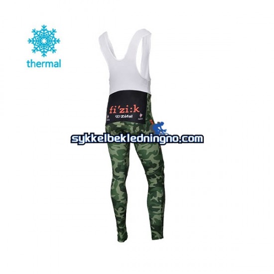 Herre 2018 Armee De Terre vinter bib cykeltights N001