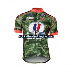 Herre 2018 Armee De Terre sykkeldrakt Kortermet N001