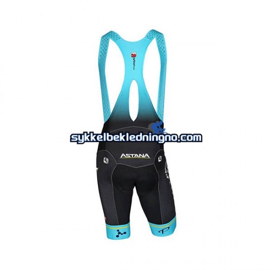 Herre 2018 Astana Pro Team bib sykkelshorts N001