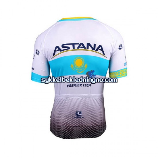 Herre 2018 Astana Pro Team sykkeldrakt Kortermet N002