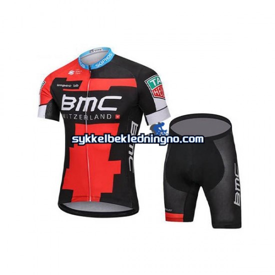 Herre 2018 BMC Racing Team sykkeldrakt + sykkelshorts N001