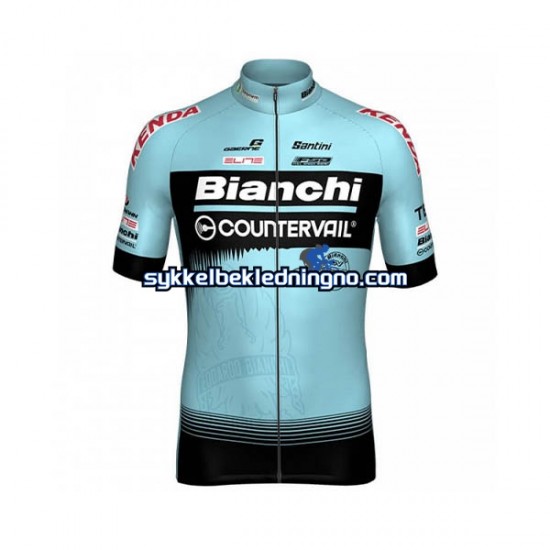 Herre 2018 Bianchi Countervail sykkeldrakt Kortermet N001