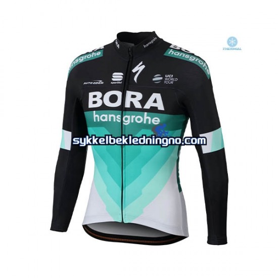 Herre 2018 Bora Hansgrohe sykkeldrakt vinter N001