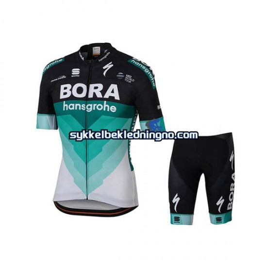 Herre 2018 Bora Hansgrohe sykkeldrakt + sykkelshorts N001