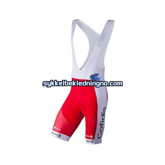 Herre 2018 Cofidis Pro Team bib sykkelshorts N001