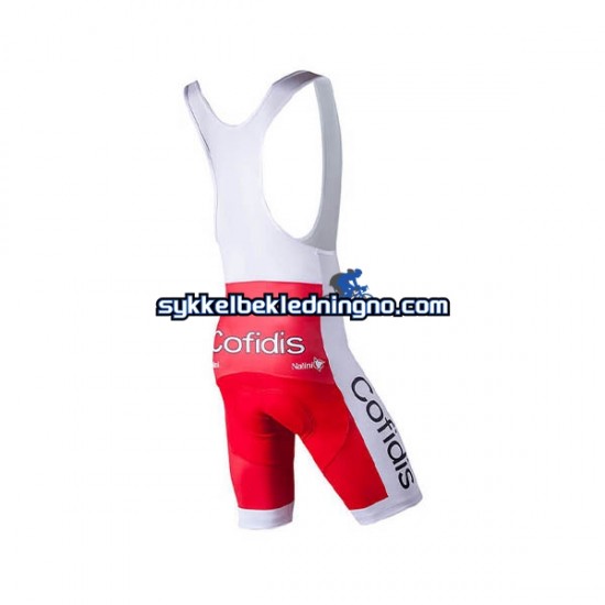 Herre 2018 Cofidis Pro Team bib sykkelshorts N001