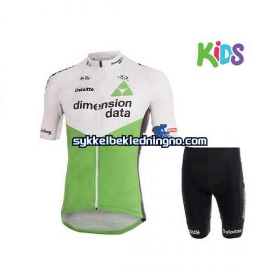 Barn 2018 Dimension Data sykkeldrakt + sykkelshorts N001