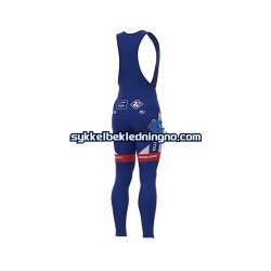 Herre 2018 FDJ bib sykkelbukse N001