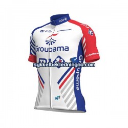 Herre 2018 FDJ sykkeldrakt Kortermet N001